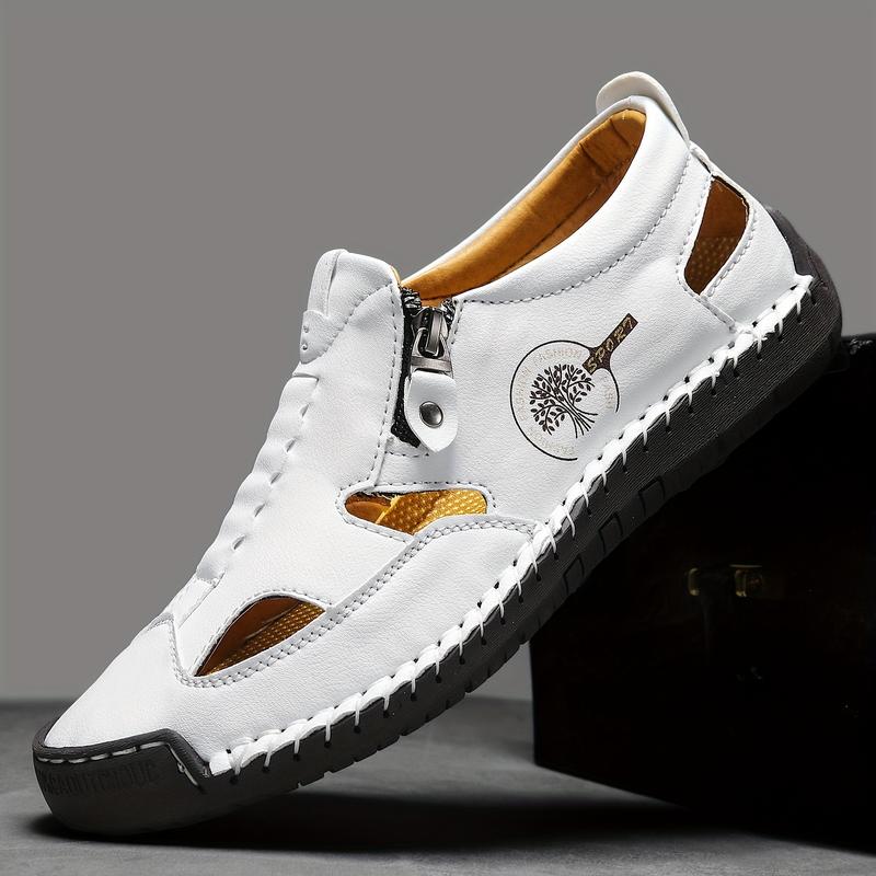 Men's British Retro Slip-On Shoes -- Breathable Formal Daily Shoes, Suitable for Office and Semi-Formal Occasions - Easy-to-Clean Design, Classic Appearance, Durable Structure