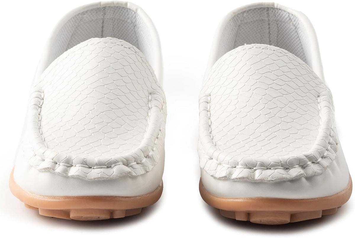 Boys Girls Loafers Dress Flats Slip-On Oxford Casual Moccasins School Walking Boat Shoes(Toddler/Little Kid/Big Kid)