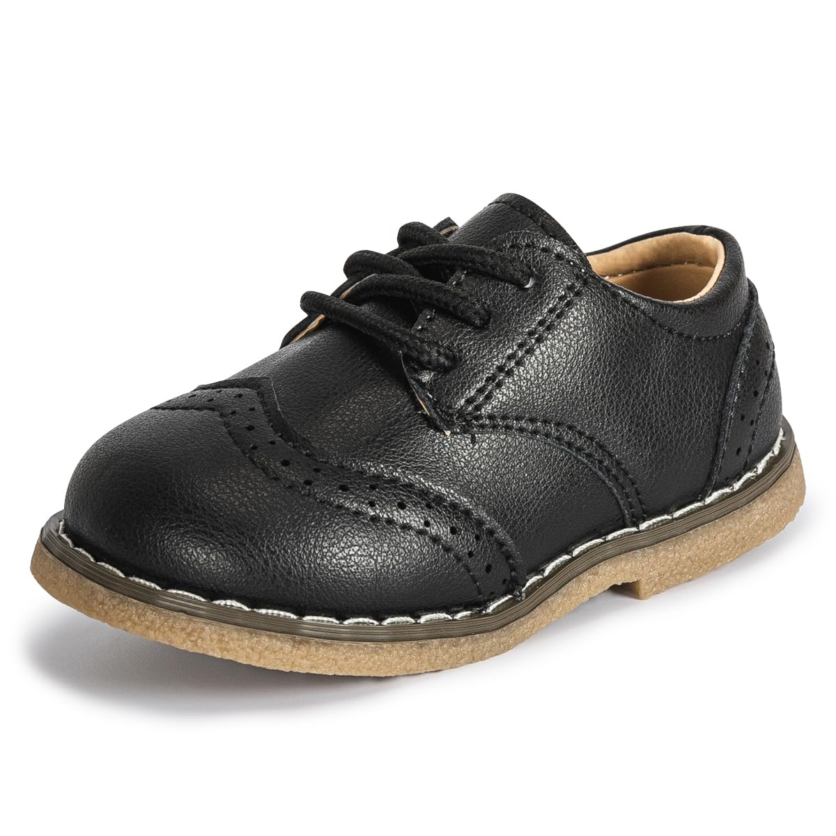 Casazoe Boys Girls Oxford Wedding Dress Shoes Classic School Uniform Flats Formal Casual Loafer for Toddler Little Kid