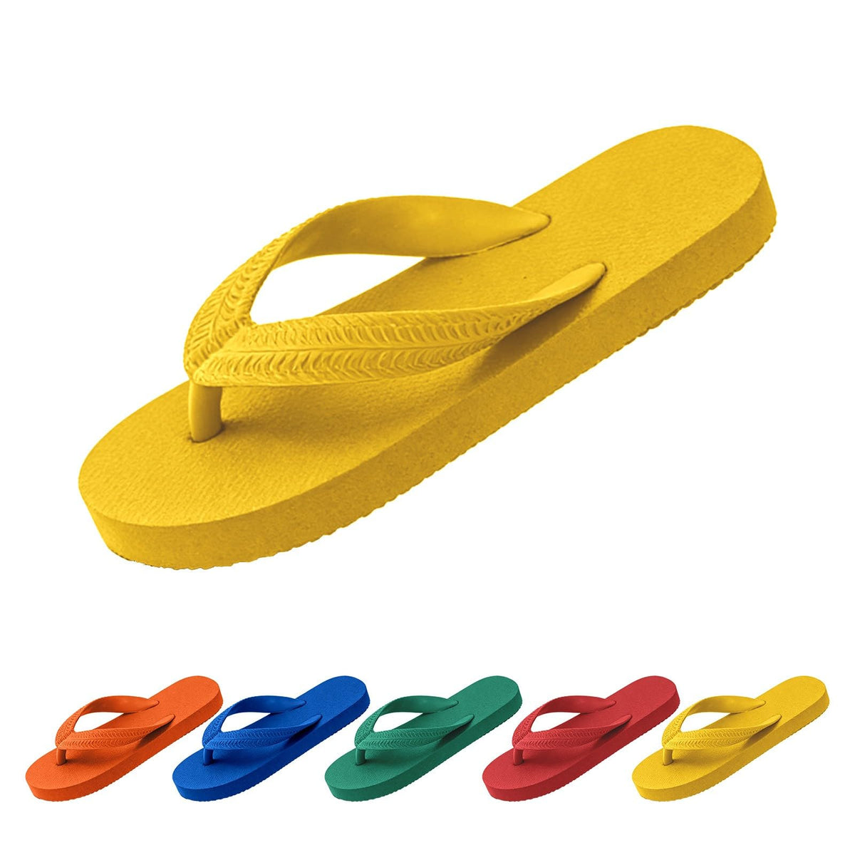 Kids Solid Flip Flops Toddler Summer Thong Sandals Little Boy House Slippers Non-Slip Lightweight Beach Pool Shoes