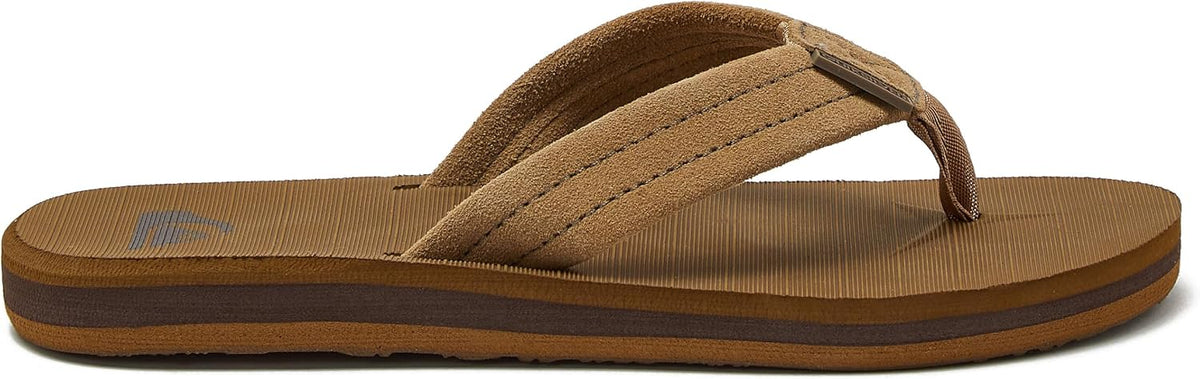 Quiksilver Carver Suede Kids Flip Flops Boys Sandals, Little Kid or Big Kid