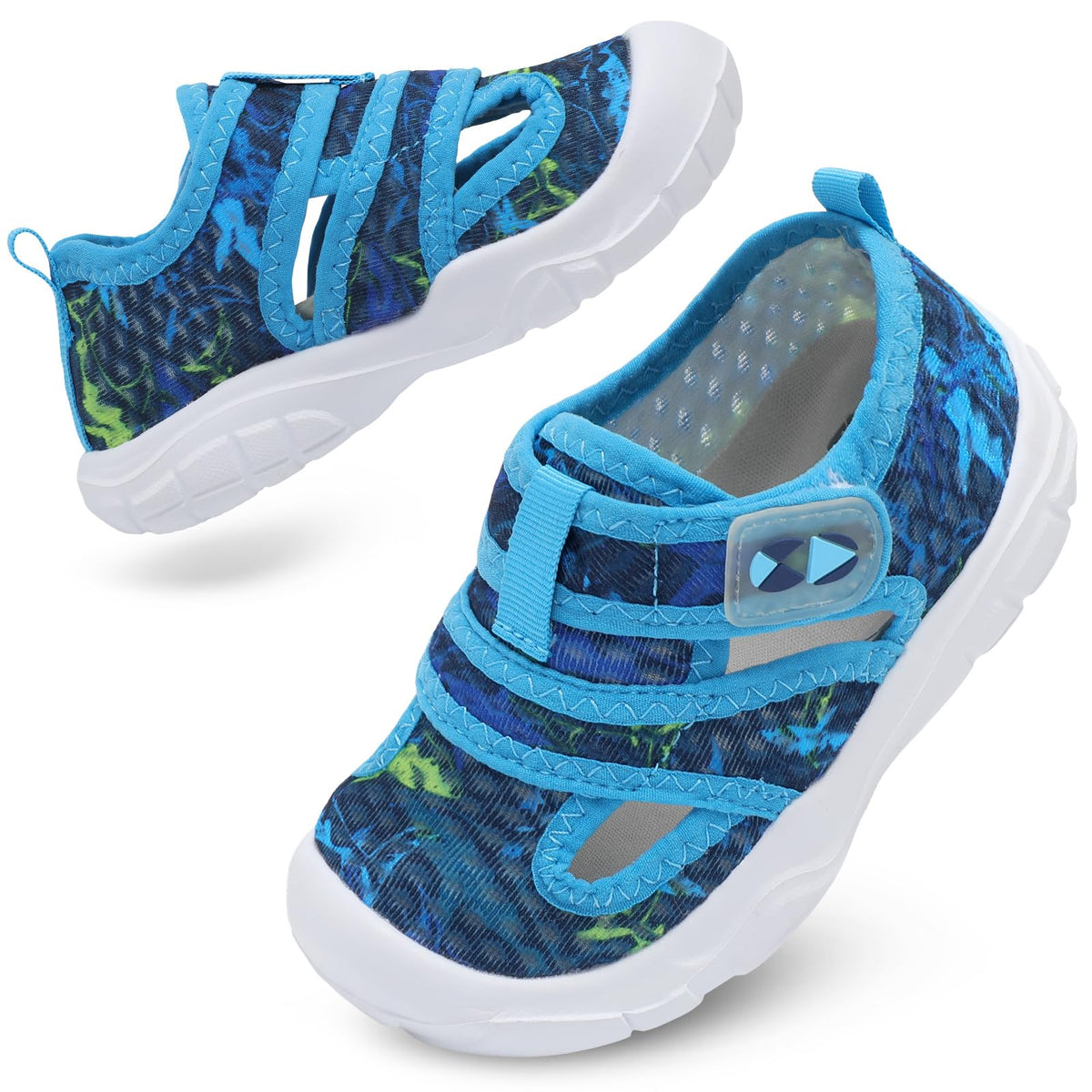 Centipede Demon Toddler Sandals for Boys Girls Kids Water Sandals Outdoor Breathable Aqua Shoes Summer Barefoot Shoes Lightweight Qucik Dry for Swim Pool Beach