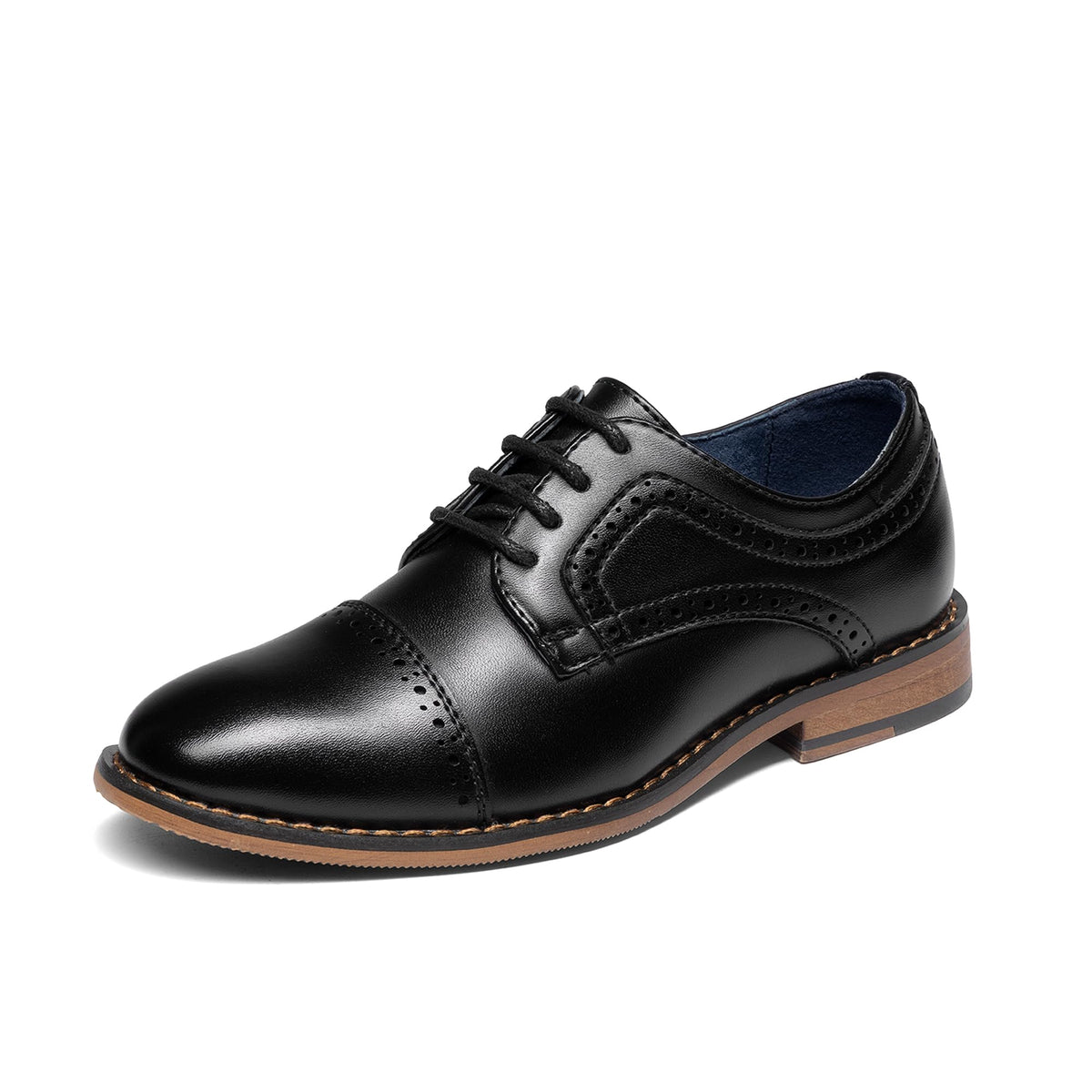 Bruno Marc Boy's Classic Oxfords Dress Shoes