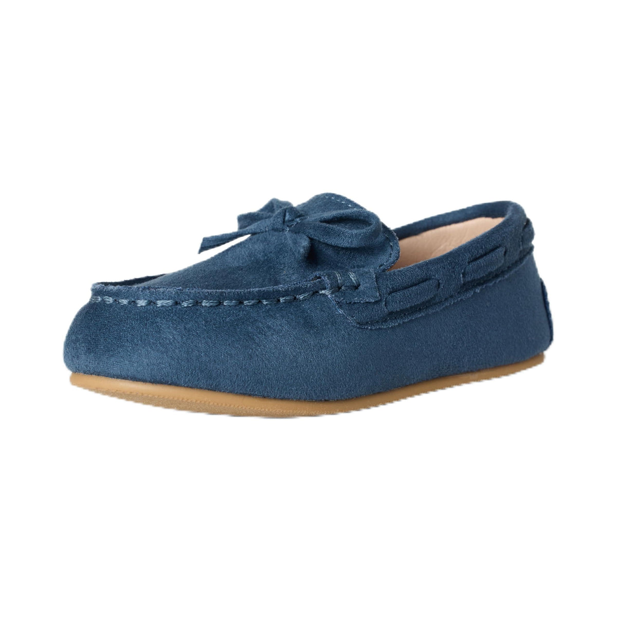 Amazon Essentials x Sofia Grainge Unisex Toddlers' Faux Suede Loafer Flat Shoes with Memory Foam, Flexible Slip-On Design