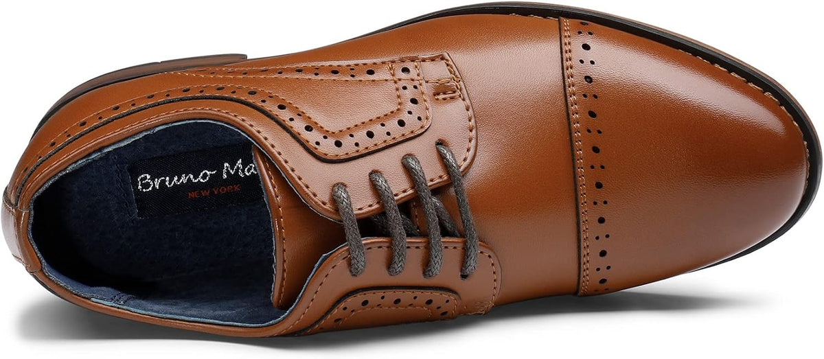 Bruno Marc Boy's Classic Oxfords Dress Shoes