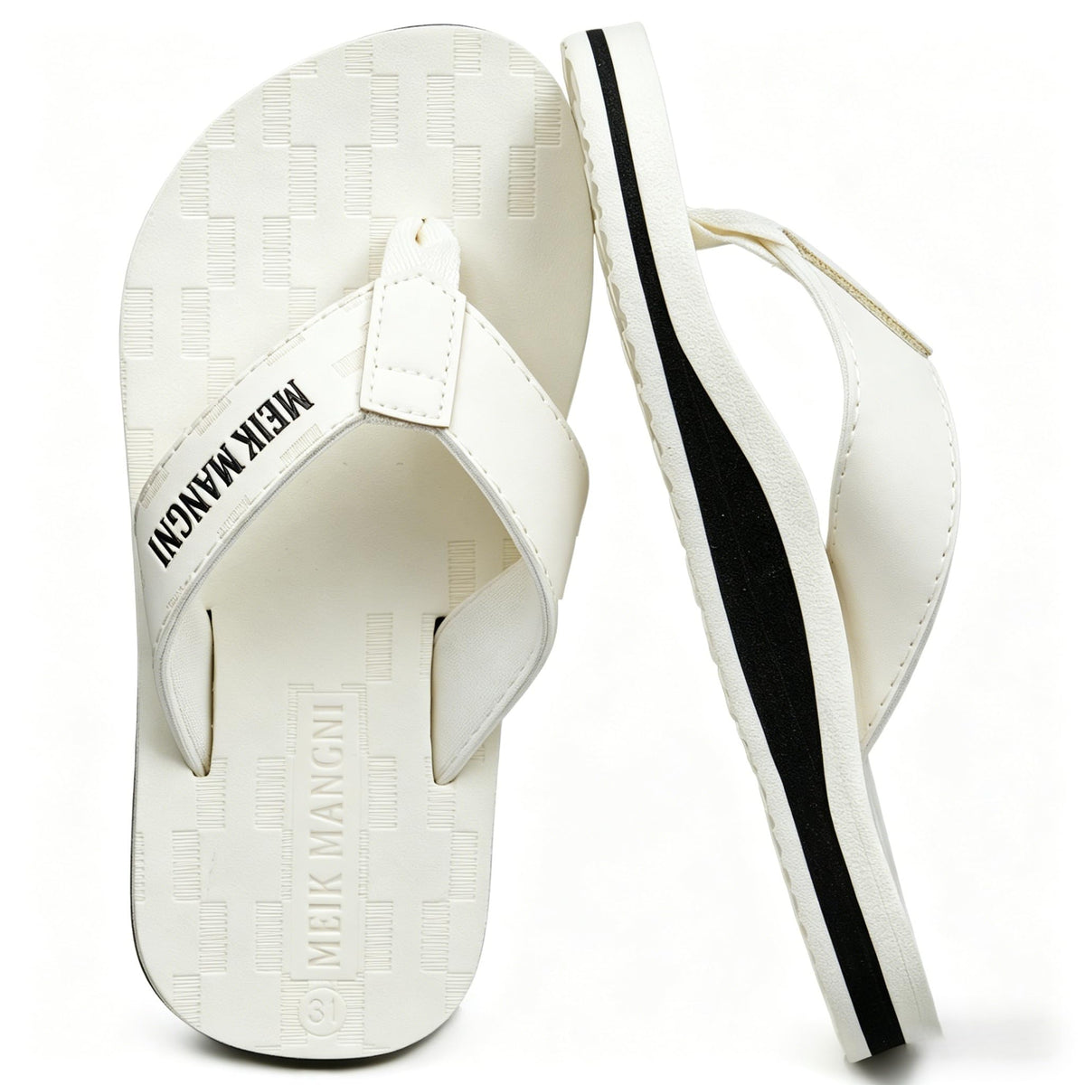 Meik Mangni Kids Boys Girls Arch Support Flip Flops Comfortable Cushion Thong Sandals Slip Resistant Summer Sandals Lightweight Quick Dry Slide Shower Shoes for Beach Swim Pool (Little Kid/Big Kid)