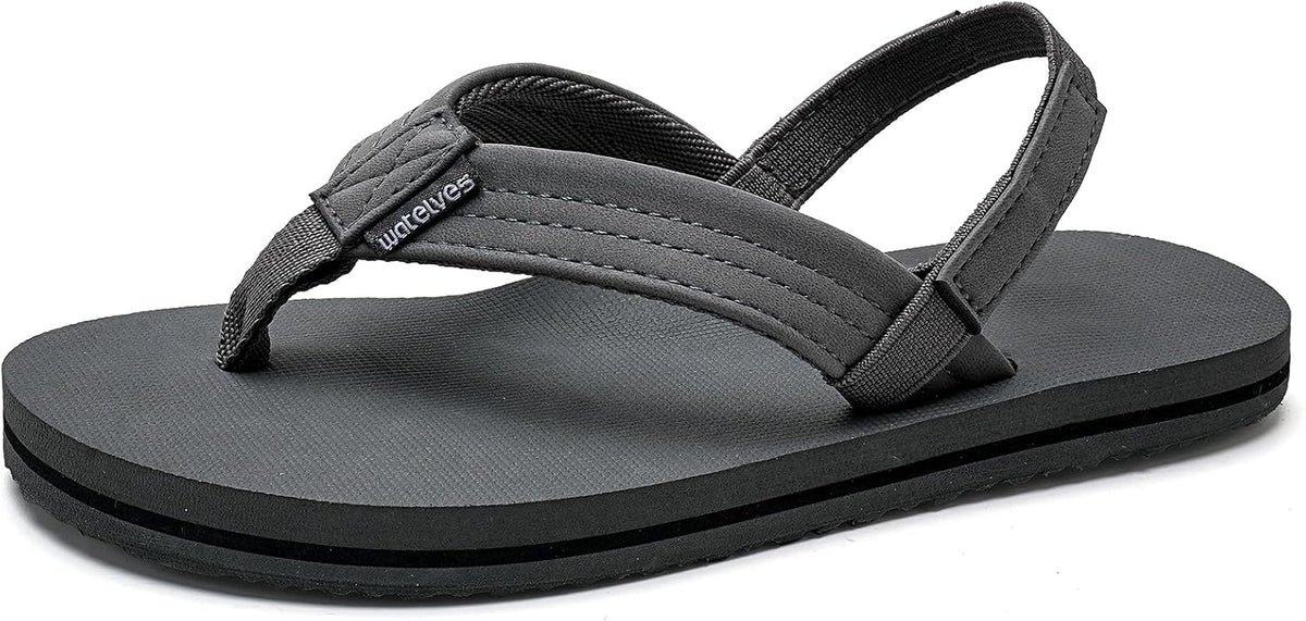 WateLves Toddler Flip Flops Girls Boys Sandals Shoes Kids Slip on Summer Sandals for Bath Shower Beach Pool (Toddler/Little Kid/Big Kid)