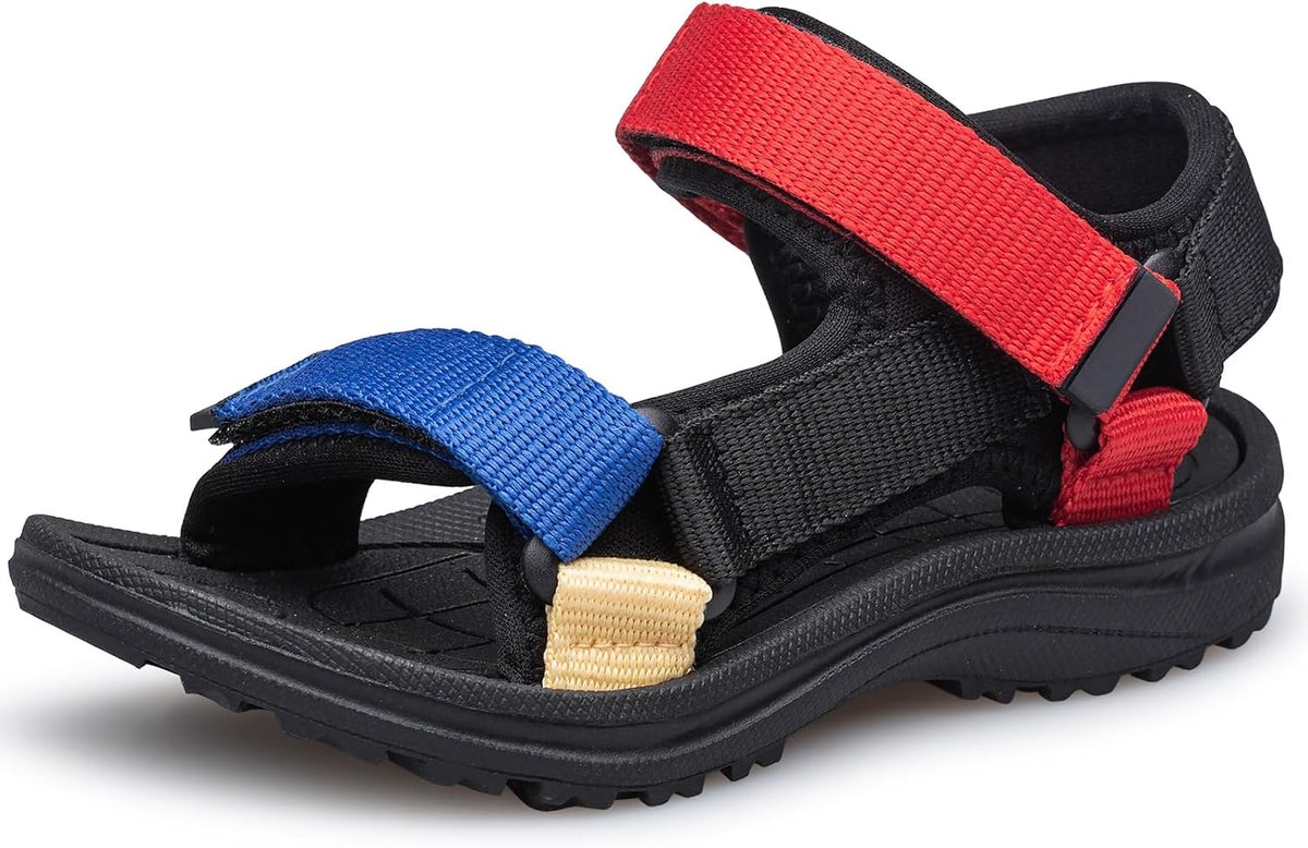 vibdiv Boys Girls Sandals Open-Toe Summer Outdoor Unisex Child Sport Sandals Athletic Lightweight(Toddler/Little Kid/Big Kid)