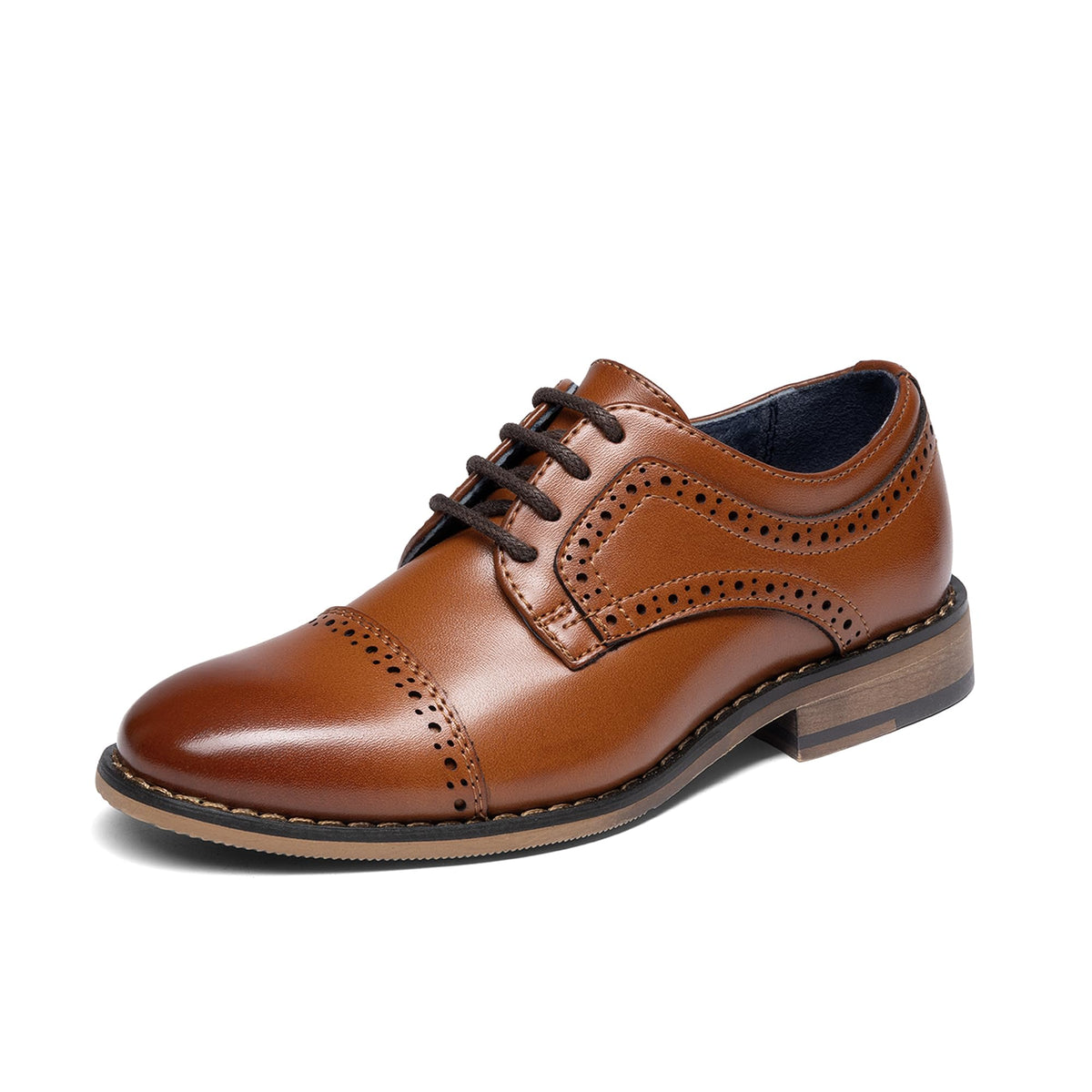 Bruno Marc Boy's Classic Oxfords Dress Shoes