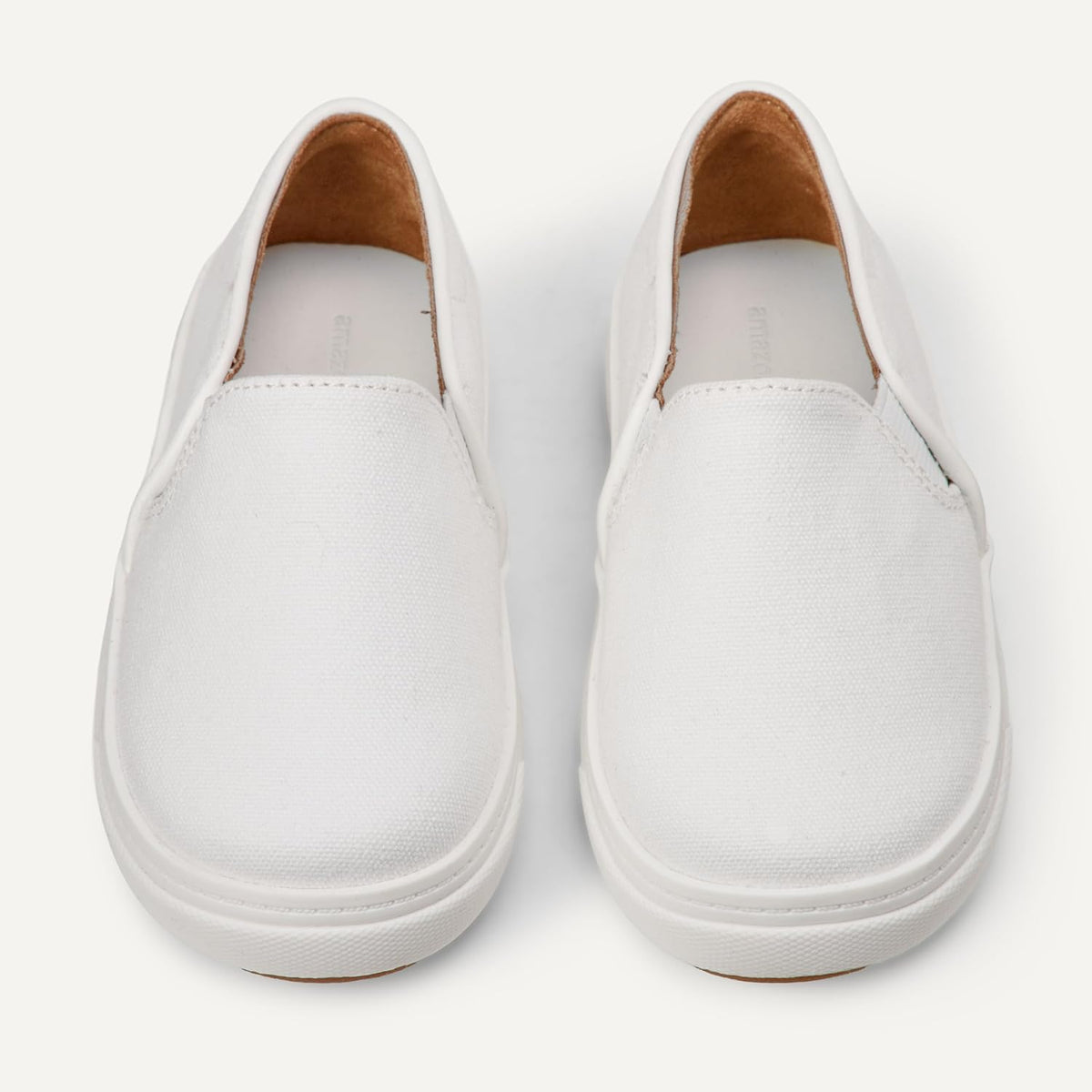 Amazon Essentials Unisex Kids and Toddlers' Canvas Slip-on Sneakers