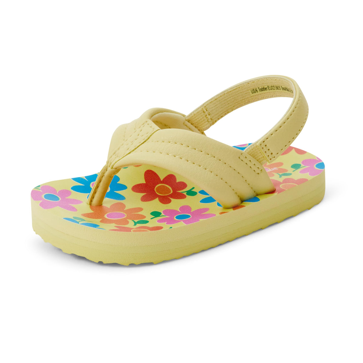 Amazon Essentials Unisex Toddlers' Flip Flop Sandals with Backstrap for Boys and Girls