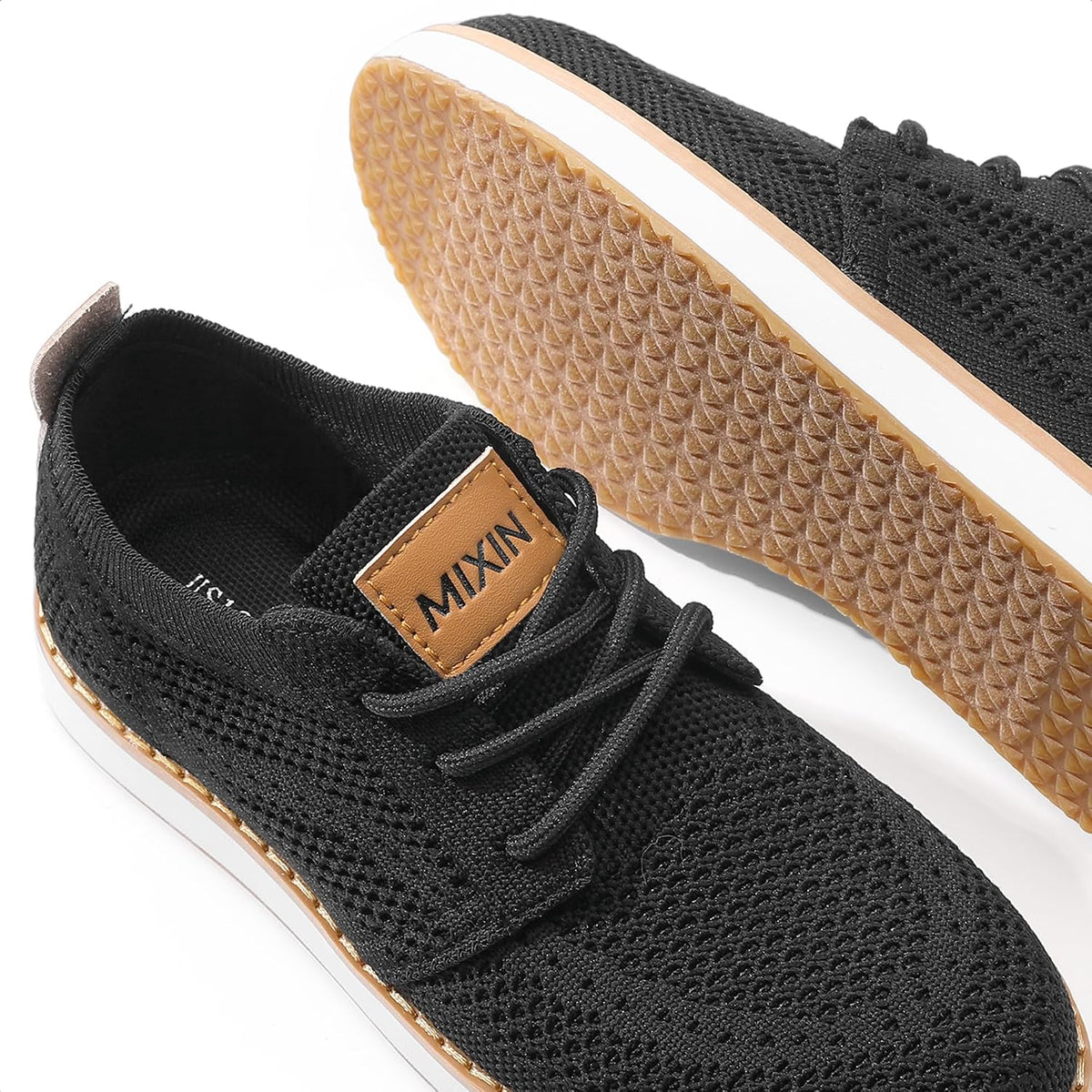 MIXIN Boy's Casual Dress Sneakers Mesh Oxfords