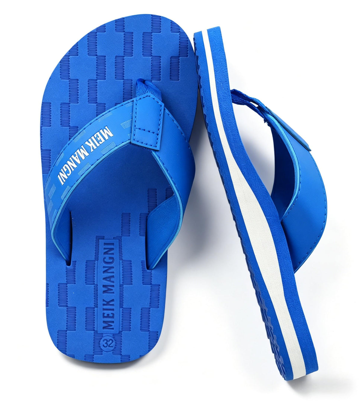Meik Mangni Kids Boys Girls Arch Support Flip Flops Comfortable Cushion Thong Sandals Slip Resistant Summer Sandals Lightweight Quick Dry Slide Shower Shoes for Beach Swim Pool (Little Kid/Big Kid)
