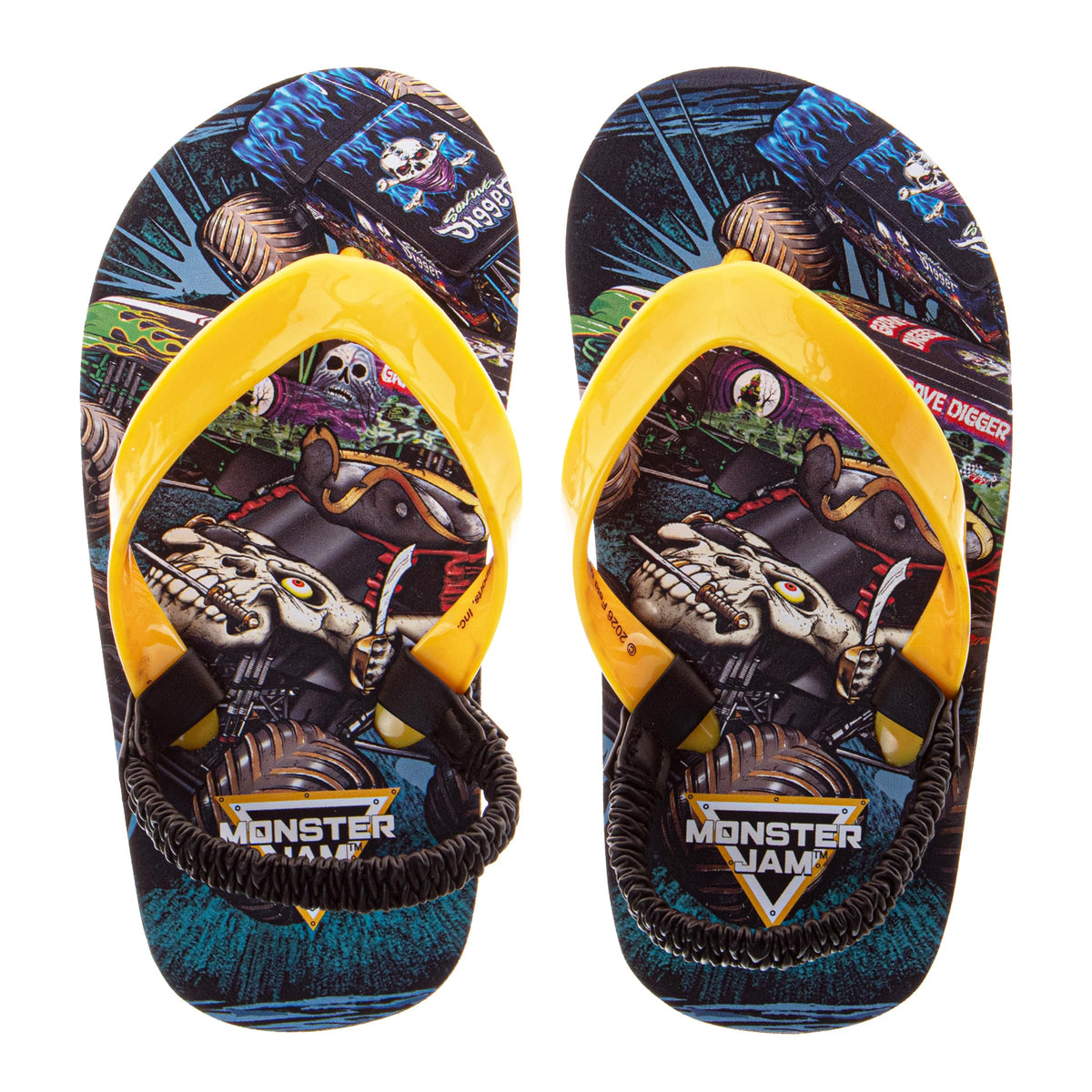 Josmo Kids & Toddler Baby Boys Flip Flops, Mickey Mouse Paw Patrol Sonic Spiderman Monster Jam Minion Beach Sandals, Slip-On Quick Dry Water Shoes For Toddlers And Little Kids (Size 5-10 & 11-13) Summer Sandals