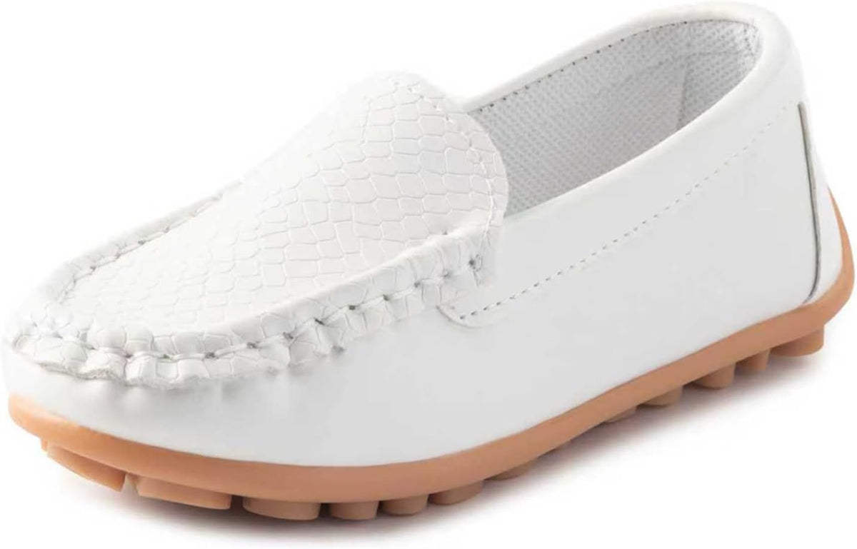 Boys Girls Loafers Dress Flats Slip-On Oxford Casual Moccasins School Walking Boat Shoes(Toddler/Little Kid/Big Kid)