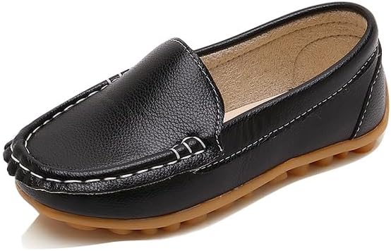 Boys Girls Loafers Dress Shoes Oxford Moccasins Flats Boat Slip-On School Daily Walking Shoes(Toddler/Little Kids/Big Kids)