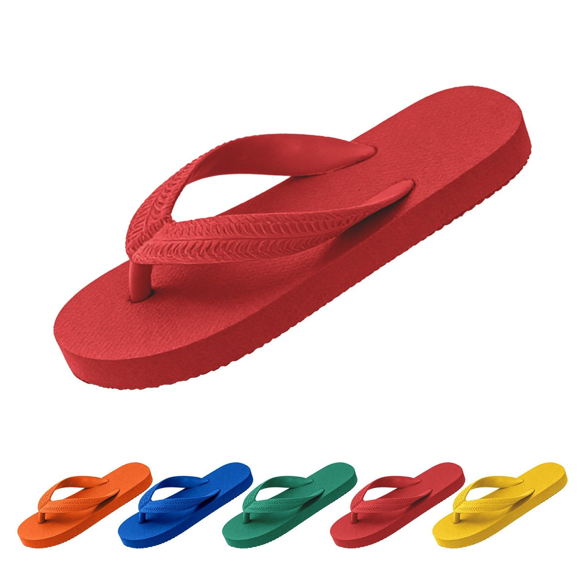 Kids Solid Flip Flops Toddler Summer Thong Sandals Little Boy House Slippers Non-Slip Lightweight Beach Pool Shoes