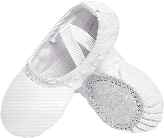 Stelle Canvas Ballet Shoes Toddler Girls No-Tie Ballet Slippers