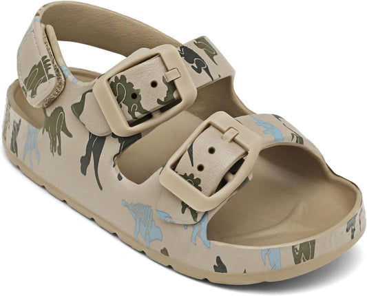 ChayChax Toddler Boys Girls Double Buckle Sandals Children's Adjustable Back Strap Water Sandal