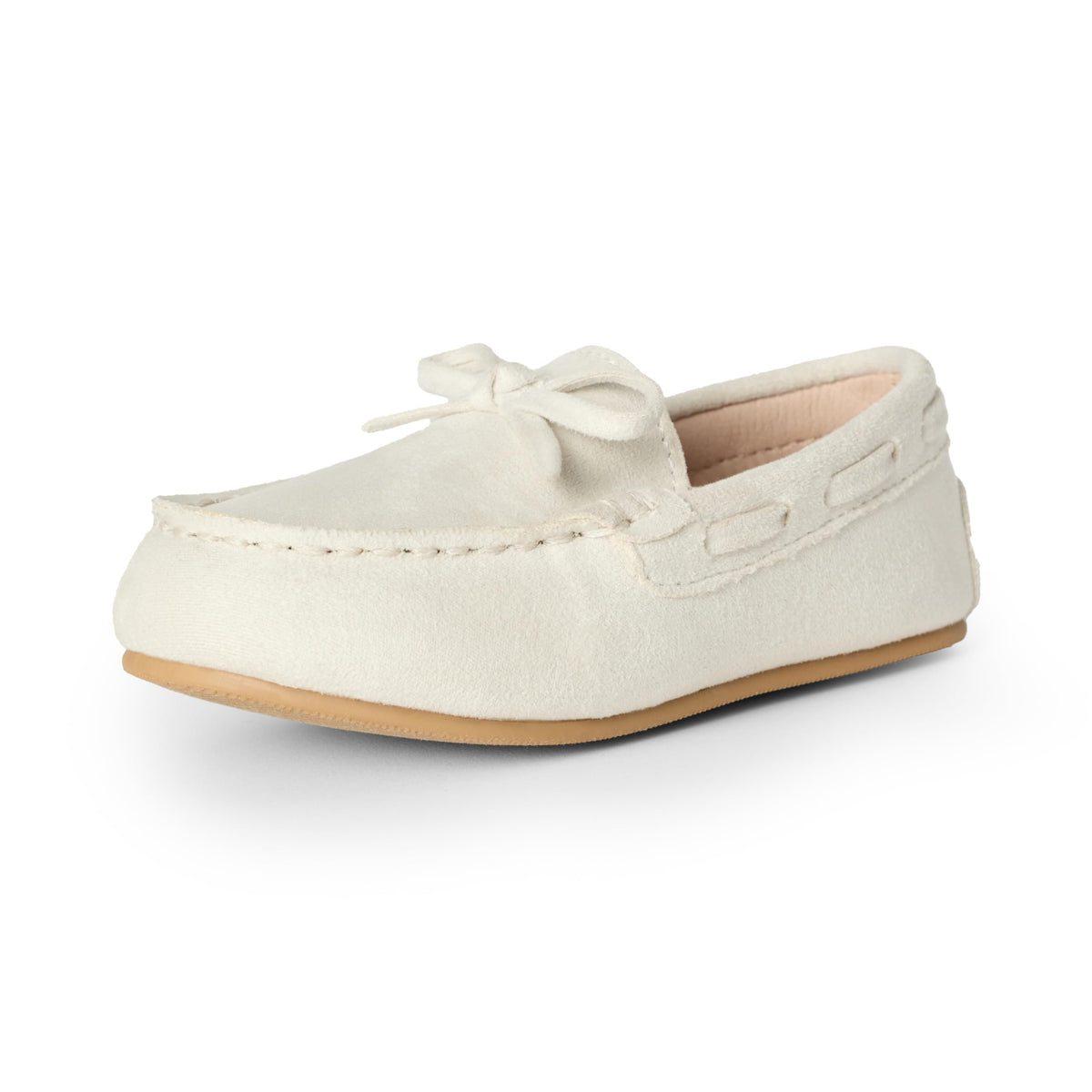 Amazon Essentials x Sofia Grainge Unisex Toddlers' Faux Suede Loafer Flat Shoes with Memory Foam, Flexible Slip-On Design