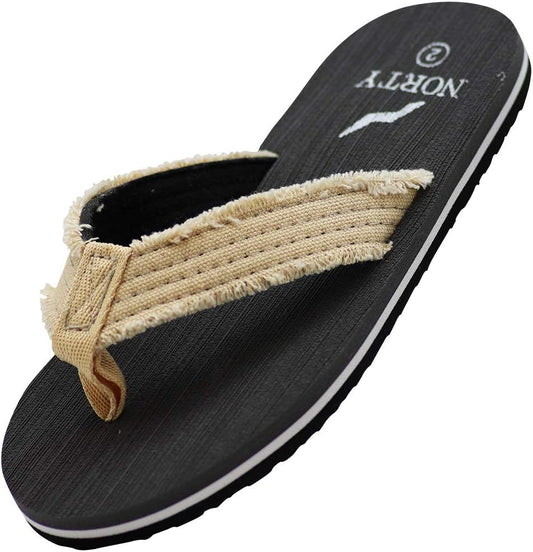 NORTY Boys & Girls Flip Flops & Sandals for Beach & Pool, Runs 1 Size Small