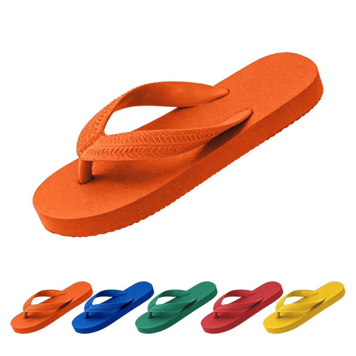 Kids Solid Flip Flops Toddler Summer Thong Sandals Little Boy House Slippers Non-Slip Lightweight Beach Pool Shoes