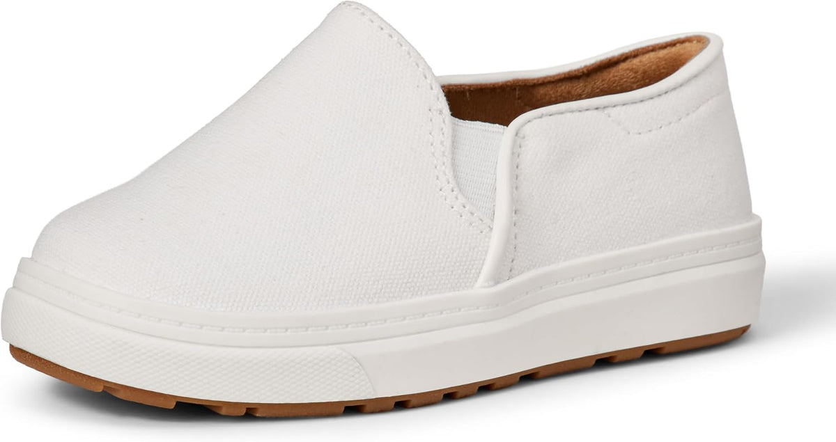 Amazon Essentials Unisex Kids and Toddlers' Canvas Slip-on Sneakers