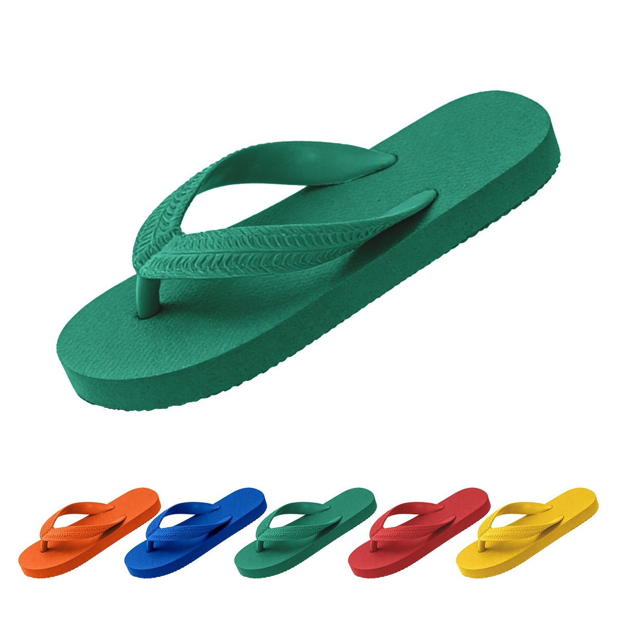 Kids Solid Flip Flops Toddler Summer Thong Sandals Little Boy House Slippers Non-Slip Lightweight Beach Pool Shoes