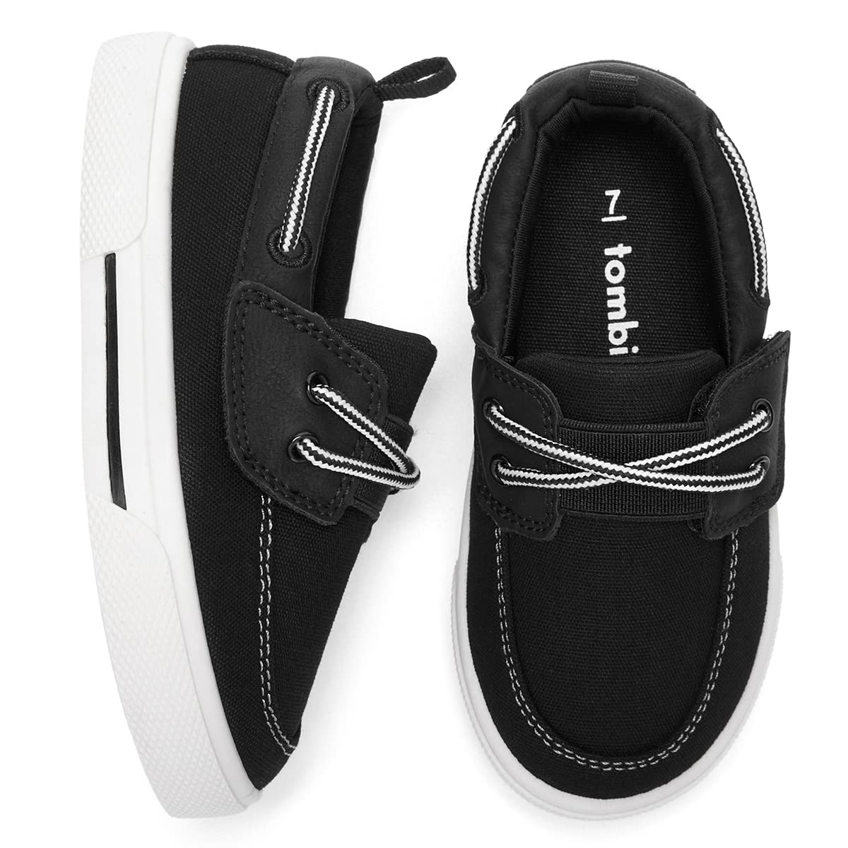tombik Toddler Boys & Girls Boat Shoes Kids Canvas Sneakers (Toddler/Little Kid)