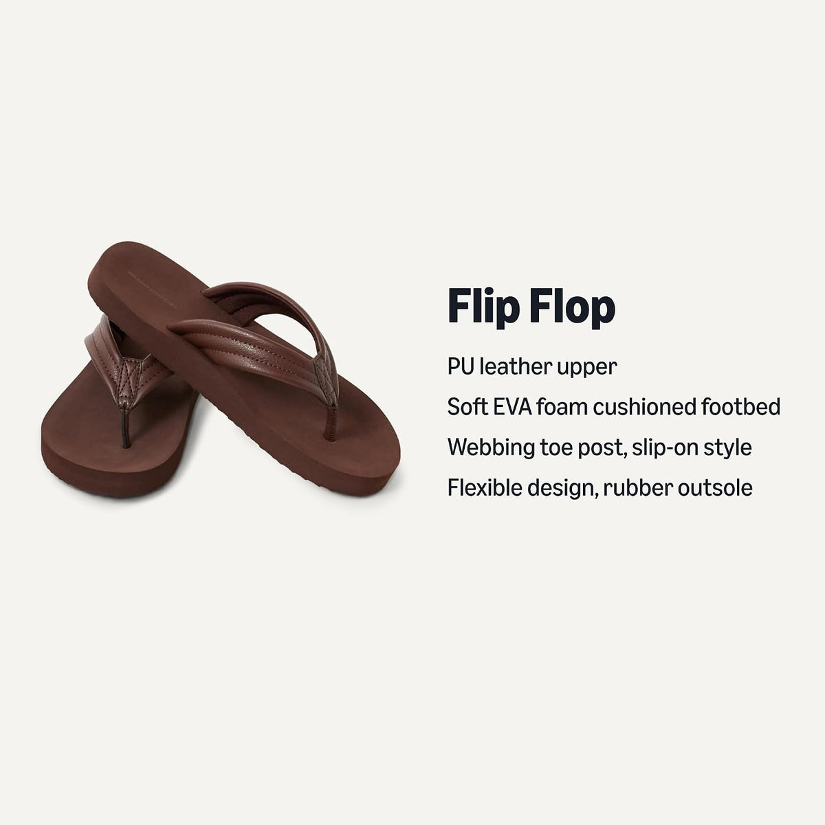 Amazon Essentials Unisex Kids' Thong Flip Flop for Boys and Girls