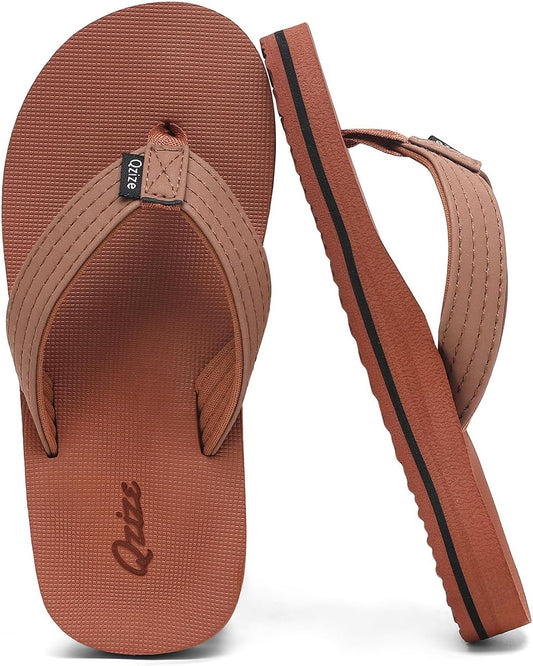 Kids Flip Flops, Soft Yoga Mat Non-Slip Beach Sandals for Boy & Girl