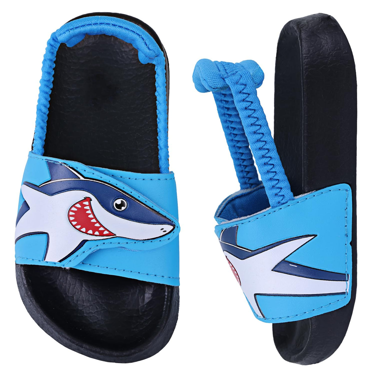 Kids Flip Flops Sandals Toddler Boys Girls Sequin Slides Shower Beach Pool Shoes Slip on Summer Slippers with Back Strap