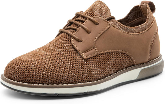 Bruno Marc Boy's Mesh Casual Dress Oxford Uniform Shoes