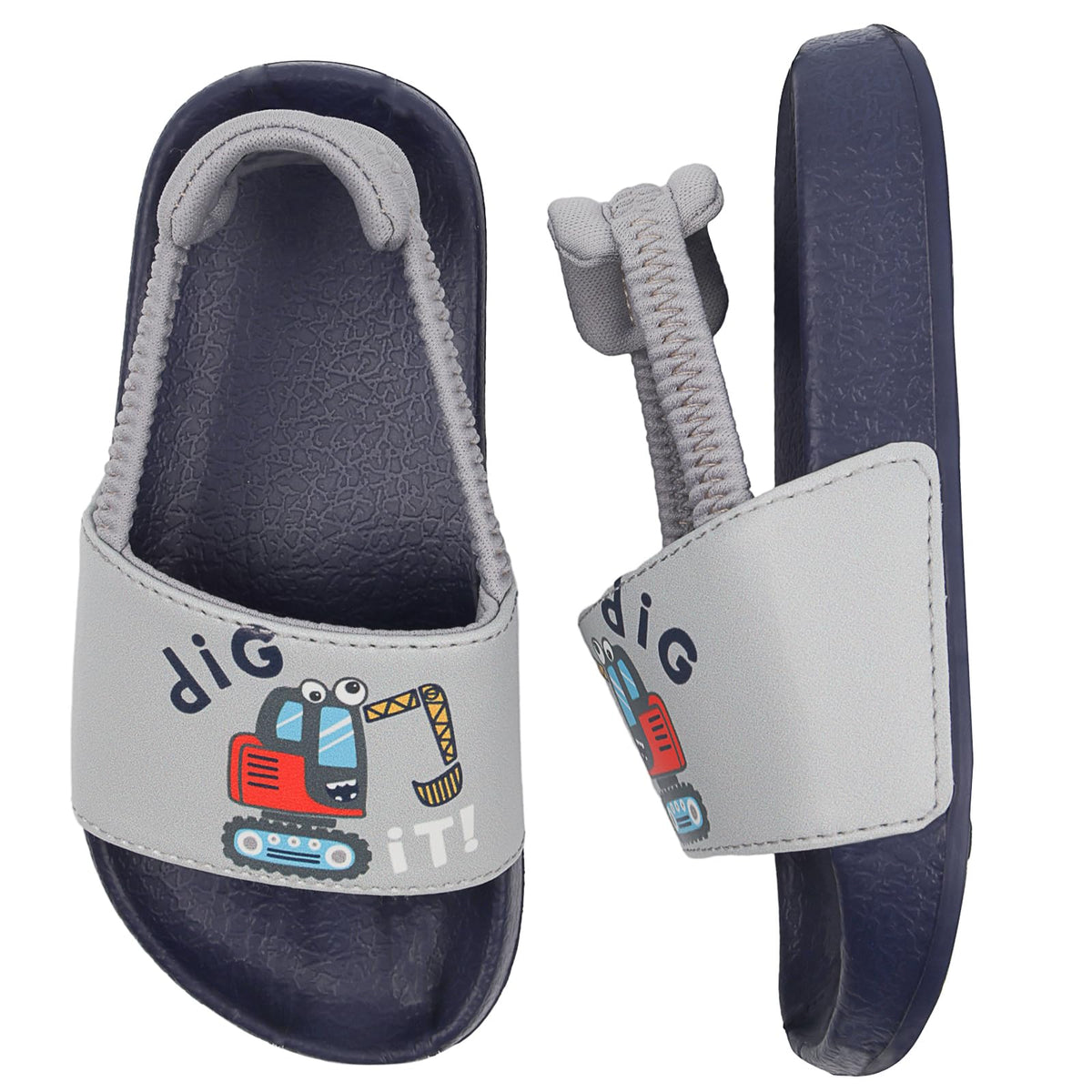Kids Flip Flops Sandals Toddler Boys Girls Sequin Slides Shower Beach Pool Shoes Slip on Summer Slippers with Back Strap