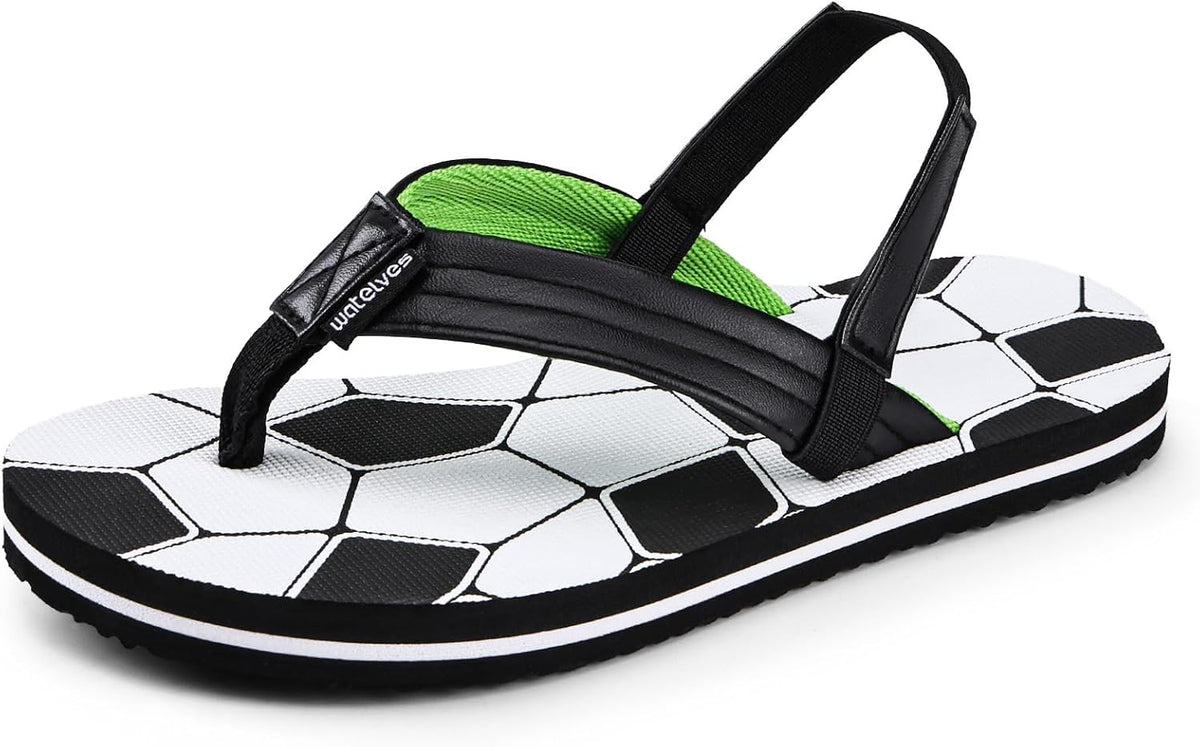 WateLves Toddler Flip Flops Girls Boys Sandals Shoes Kids Slip on Summer Sandals for Bath Shower Beach Pool (Toddler/Little Kid/Big Kid)