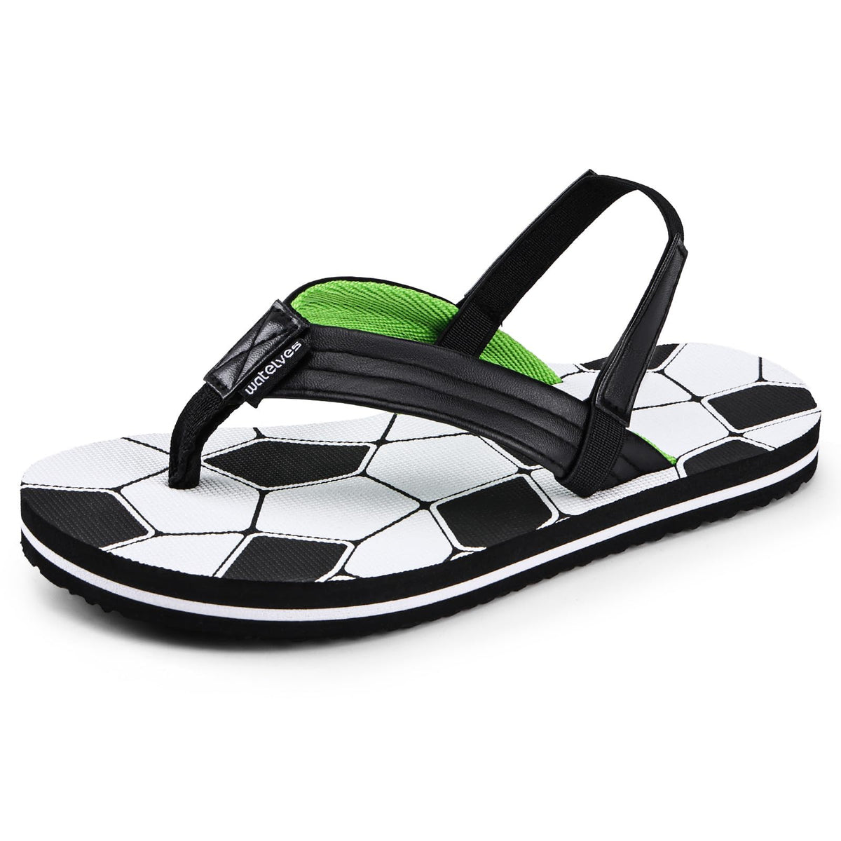 WateLves Toddler Flip Flops Girls Boys Sandals Shoes Kids Slip on Summer Sandals for Bath Shower Beach Pool (Toddler/Little Kid/Big Kid)