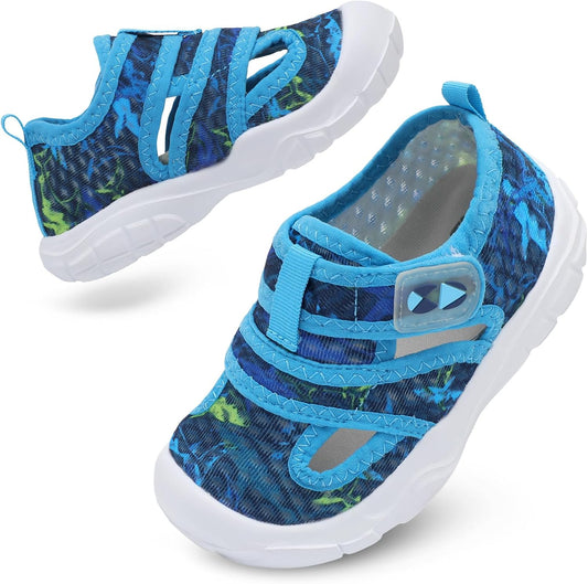 Centipede Demon Toddler Sandals for Boys Girls Kids Water Sandals Outdoor Breathable Aqua Shoes Summer Barefoot Shoes Lightweight Qucik Dry for Swim Pool Beach