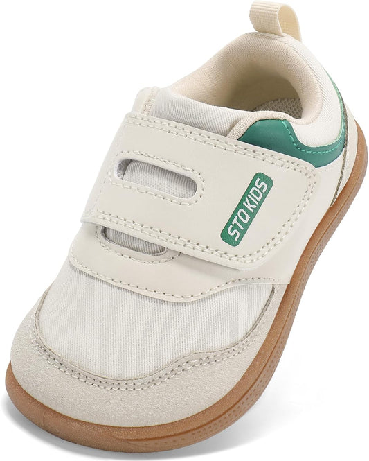 STQ KIDS Toddler Wide Toe Box Shoes Barefoot Boys Girls Fashion Sneakers