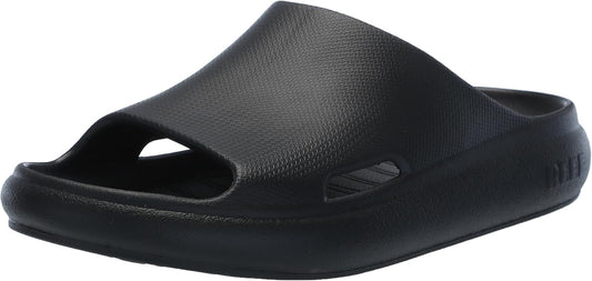 Reef Kids' Rio Slide Sandal, Super Soft Molded EVA Footbed, Lightweight, Water Friendly, Black, 6