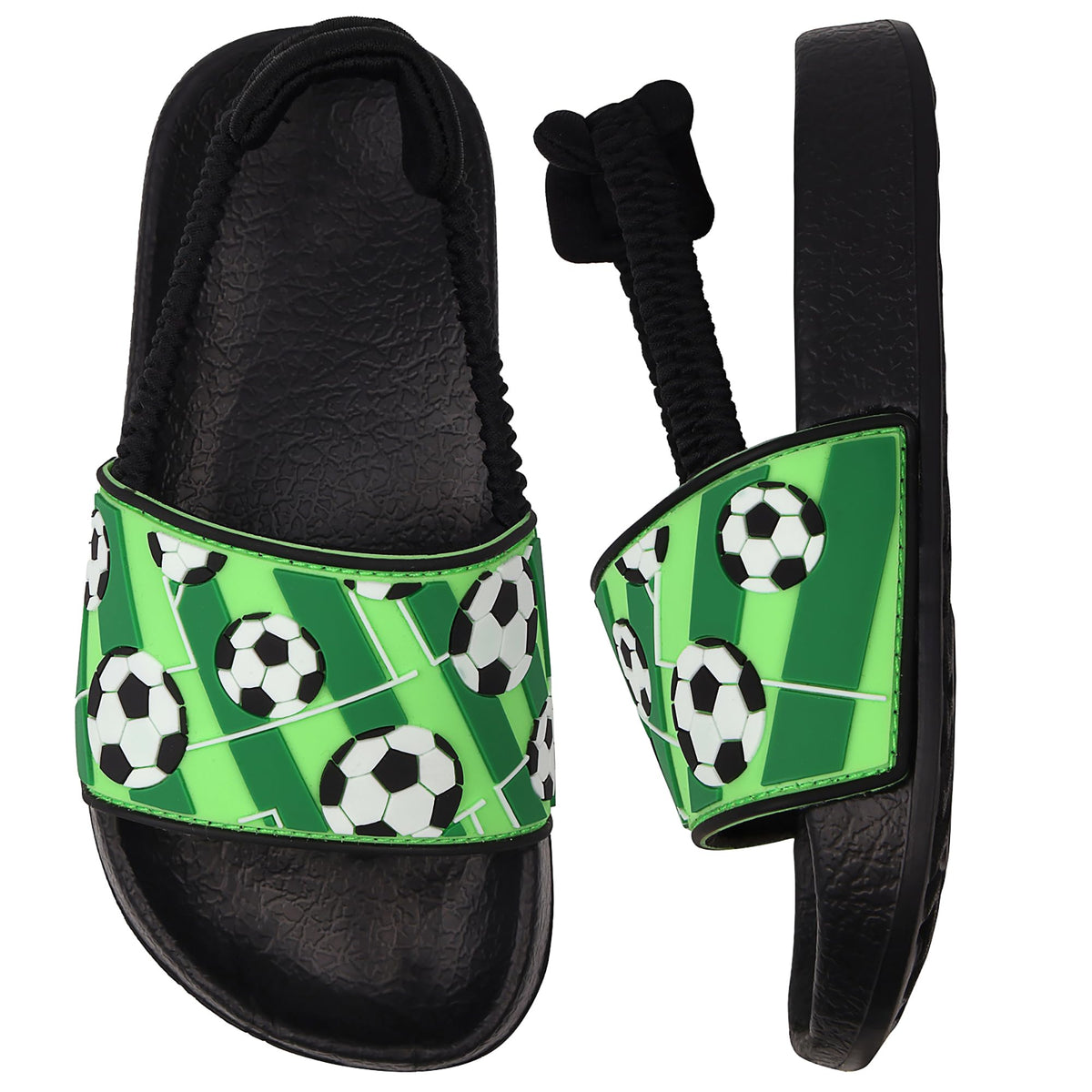 Kids Flip Flops Sandals Toddler Boys Girls Sequin Slides Shower Beach Pool Shoes Slip on Summer Slippers with Back Strap