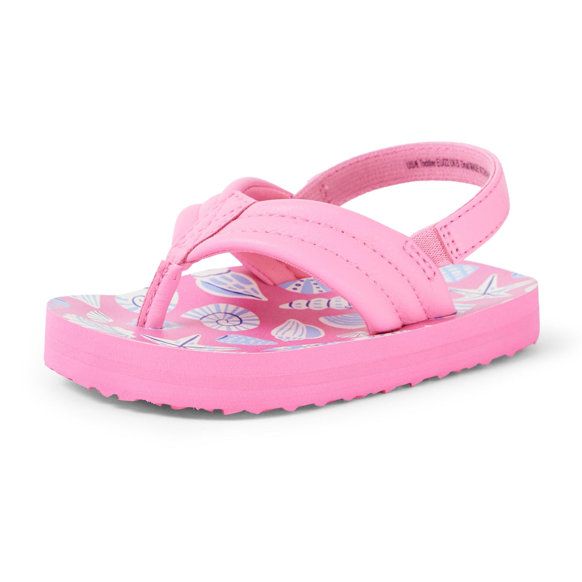 Amazon Essentials Unisex Toddlers' Flip Flop Sandals with Backstrap for Boys and Girls