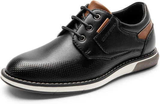 Bruno Marc Boy's Casual Dress Oxford Sneaker