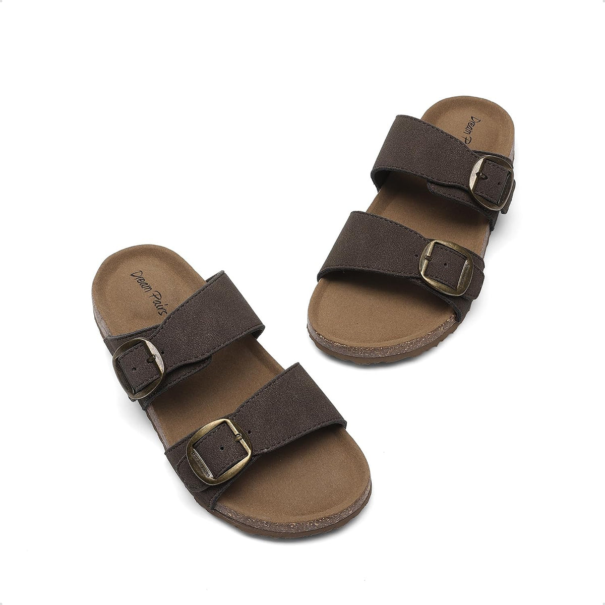DREAM PAIRS Kids Adjustable Strap Non Slip Sandals