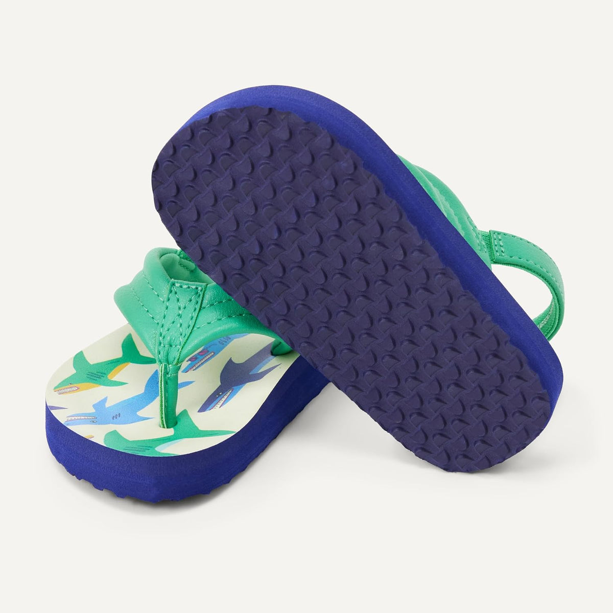 Amazon Essentials Unisex Toddlers' Flip Flop Sandals with Backstrap for Boys and Girls