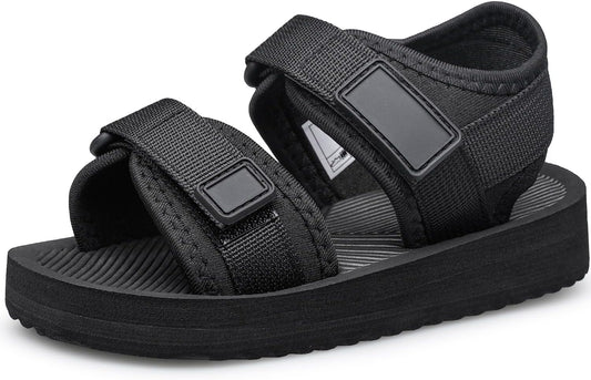 BNV Toddler Little Kid Sandals Boys Girls Adjustable Strap Open-Toe Summer Outdoor Unisex Child Sport Beach Sandals(Toddler/Little Kid/Big Kid)
