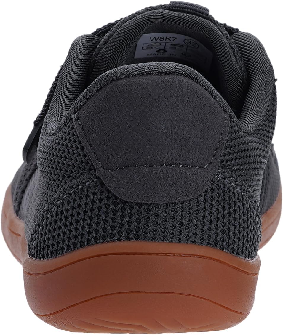 WHITIN Little/Big Kids Wide Toe Box Barefoot Shoes with Zero Drop W8K7