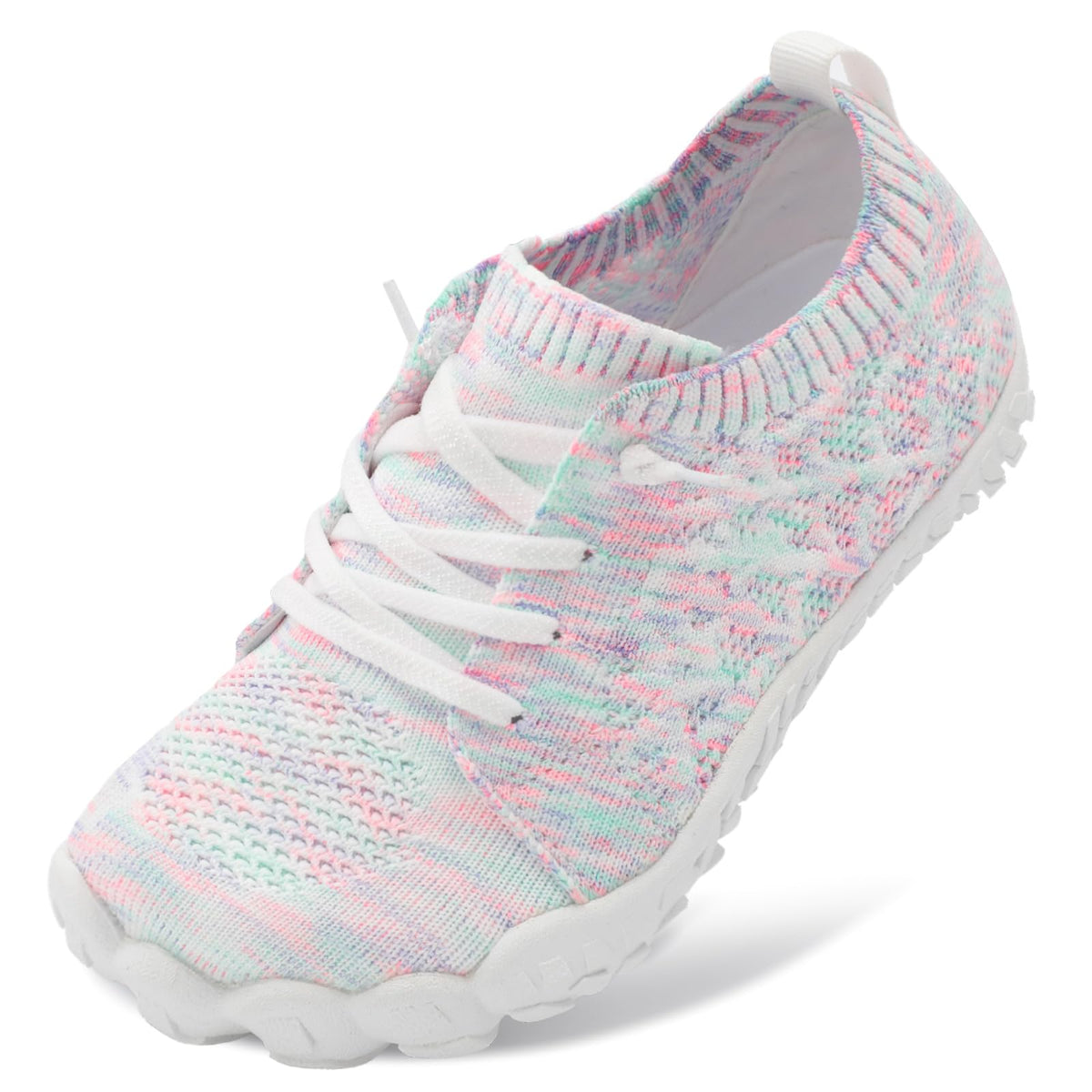 JOINFREE Kids Barefoot Shoes Boys Girls Wide Slip On Shoes Big Kids Breathable Hiking Sneakers Zero Drop Toddler Lightweight Walking Tennis Sneakers Indoor Outdoor