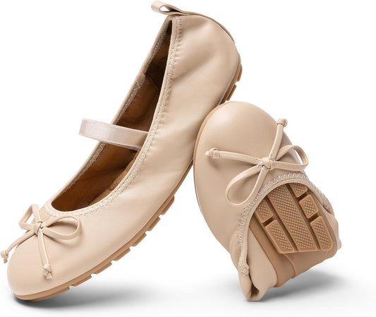 DREAM PAIRS Girls Ballet Flats Mary Jane Shoes