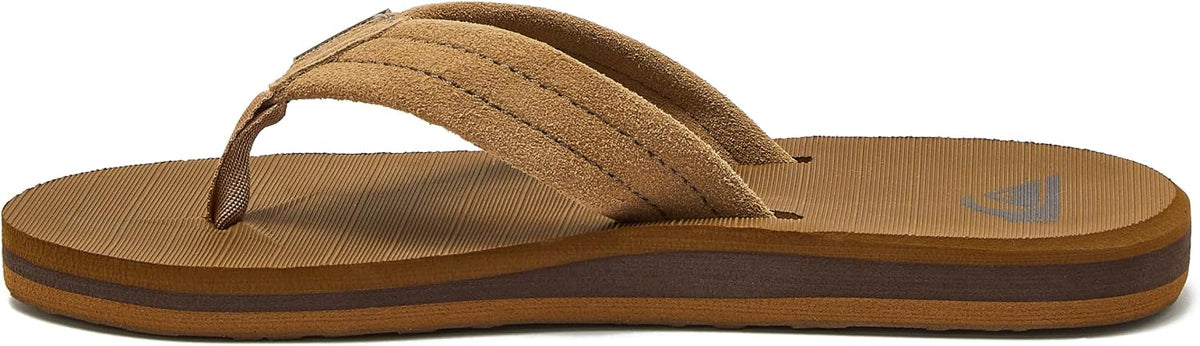 Quiksilver Carver Suede Kids Flip Flops Boys Sandals, Little Kid or Big Kid