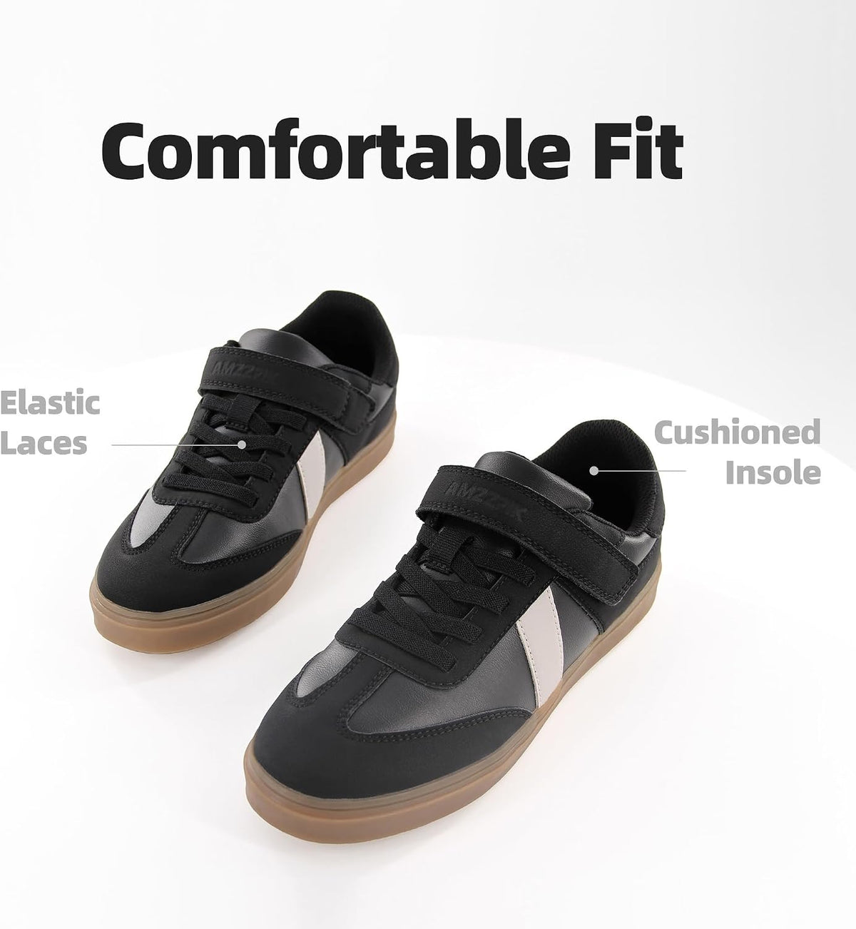 AMZZPIK Boys Girls Shoes for Little/Big Kids Durable Zero Drop Sneakers